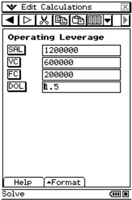 CASIO ClassPad 330 PLUS - ■ Exemple - 1