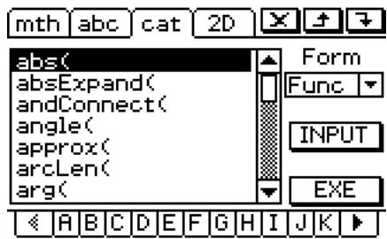 CASIO ClassPad 330 PLUS - - Clavier catalogue (cat) - 1