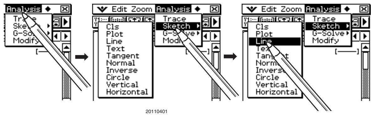 CASIO ClassPad 330 PLUS - ④ Barre de menus - 2