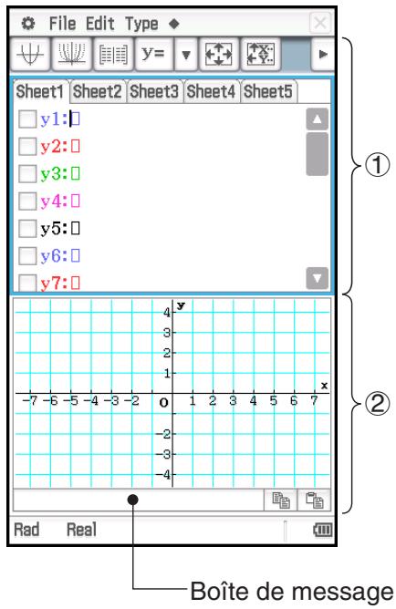 CASIO ClassPad II fx-CP400+E - Chapitre 3 : Application Graph &amp; Table - 1