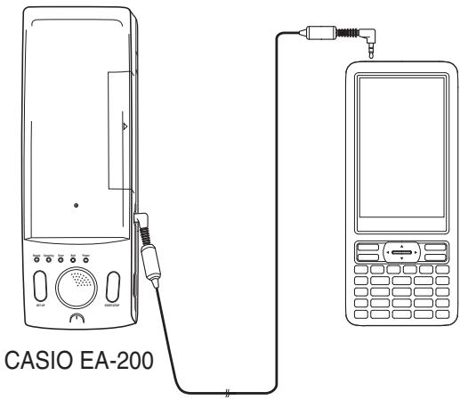 CASIO ClassPad II fx-CP400+E - Raccordement du ClassPad à un enregistrur de données - 1