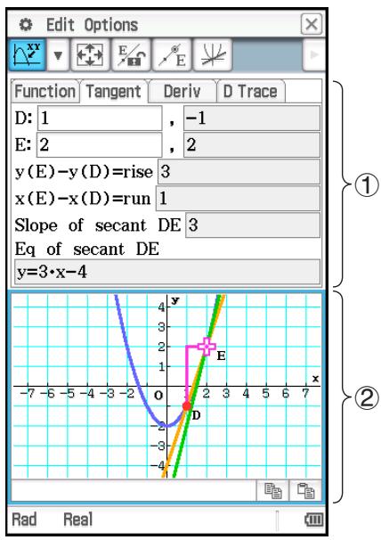 CASIO ClassPad II fx-CP400+E - Application Calcul différentiel interactif - 1