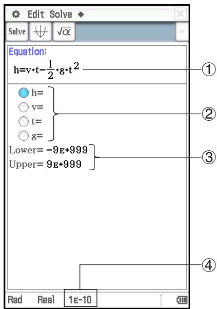 CASIO ClassPad II fx-CP400 - Application Résolution numérique - 1