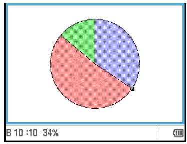 CASIO ClassPad II fx-CP400 - [Graph] - [Scatter] - 1