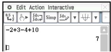 CASIO ClassPad II fx-CP400 - - Emploi du clavier numérique - 1