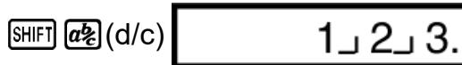 CASIO fx-100MS (2e édition / S-V.P.A.M.) - Conversion fraction mixte  fraction impropre - 3