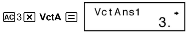 CASIO fx-100MS (2e édition / S-V.P.A.M.) - Examples de calcul vectoriel - 1