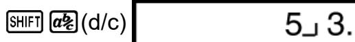 CASIO fx-100MS (2e édition / S-V.P.A.M.) - Conversion fraction mixte  fraction impropre - 2