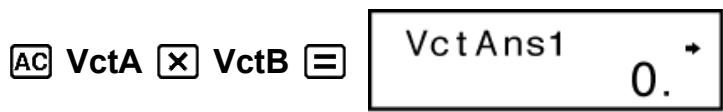 CASIO fx-100MS (2e édition / S-V.P.A.M.) - Examples de calcul vectoriel - 4