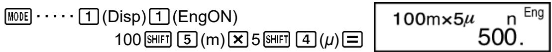 CASIO fx-100MS (2e édition / S-V.P.A.M.) - Pour afficher des résultats de calculs avec des symboles d'ingénierie - 1