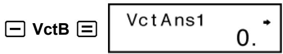 CASIO fx-100MS (2e édition / S-V.P.A.M.) - Examples de calcul vectoriel - 2