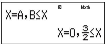 CASIO fx-115ES PLUS (2nd edition / NATURAL-V.P.A.M.) - Modification du type d'inéquation - 1