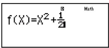 CASIO fx-115ES PLUS (2nd edition / NATURAL-V.P.A.M.) - Création d'un tableau numérique à partir de deux fonctions (TABLE) - 5