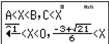CASIO fx-115ES PLUS (2nd edition / NATURAL-V.P.A.M.) - Modification du type d'inéquation - 4