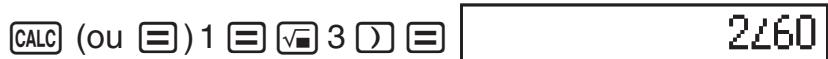 CASIO fx-115ES PLUS - Utilisation de CALC - 7