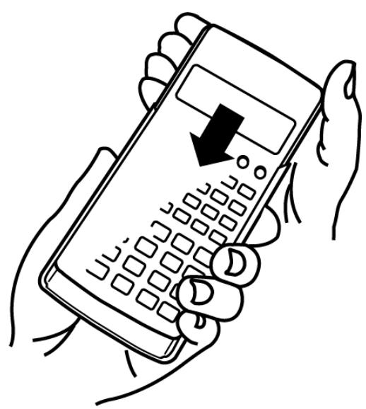 CASIO fx-220 PLUS (2e édition / S-V.P.A.M.) - Retrait de l'étui rigide - 2
