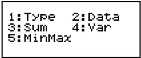 CASIO fx-300ES PLUS (2nd edition / NATURAL-V.P.A.M.) - Utilisation du menu Statistiques - 1