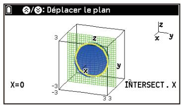 CASIO GRAPH MATH+ - Pour afficher la section transversale d'un graphique en 3D - 1