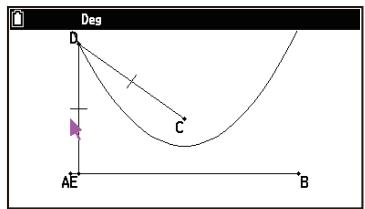 CASIO GRAPH MATH+ - Pour tracer un lieu de points - 2