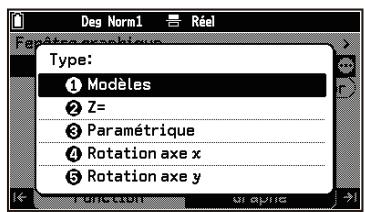 CASIO GRAPH MATH+ - Utilisation d'une matrice intégrée pour tracer un graphique - 2