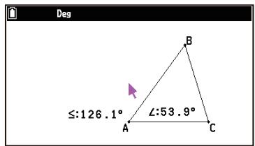 CASIO GRAPH MATH+ - Affichage du résultat d'un calcul utilisant des valeurs de mesure à l'écran - 1