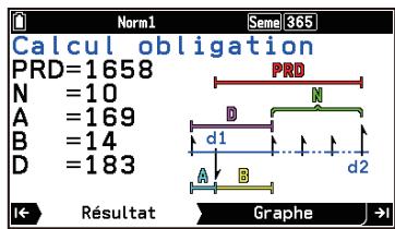 CASIO GRAPH MATH+ - Remarque : Écran des mémorandums Calcul obligation - 1