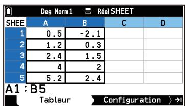 CASIO GRAPH MATH+ - Saisie de données - 1