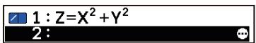 CASIO GRAPH MATH+ - Pour stocker une fonction - 1