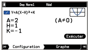 CASIO GRAPH MATH+ - Modification d'un graphique (Modifier) - 1