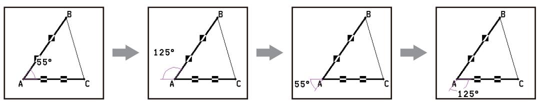 CASIO GRAPH MATH+ - Joindre une mesure d'angle à une figure - 2