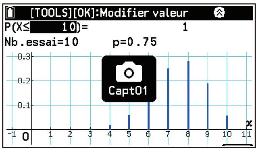 CASIO GRAPH MATH+ - Utilisation de la fonction de capture d'écran - 1
