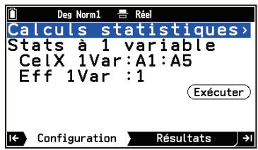 CASIO GRAPH MATH+ - Pour afficher des statistiques sommaires ou des informations sur le modele de regression - 2