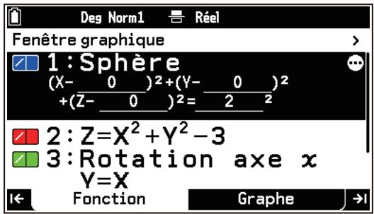 CASIO GRAPH MATH+ - Utilisation de l'onglet Fonction - 1