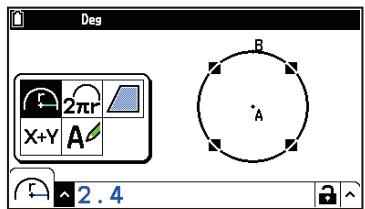 CASIO GRAPH MATH+ - Visualisation des mesures d'un objet - 1
