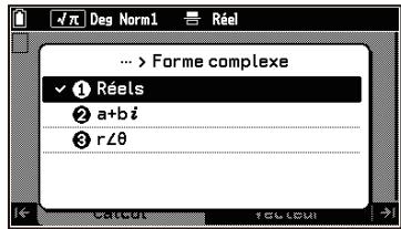 CASIO GRAPH MATH+ - Exemple d'opérations de menu à l'aide des numérios d'options - 3