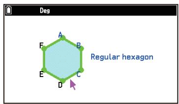 CASIO GRAPH MATH+ - Pour définit la couleur et l'intensité du replissage d'une figure fermée (polygone, cercle, etc.) - 1