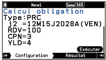 CASIO GRAPH MATH+ - Example 3 (Calcul obligation) : - 2