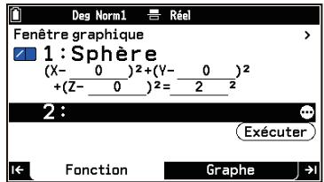 CASIO GRAPH MATH+ - Utilisation d'une fonction saisie manuellement pour tracer un graphique - 1