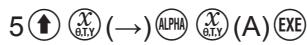 CASIO GRAPH MATH+ - Pour attribuer une valeur à une variable alphétique - 1