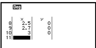 CASIO GRAPH LIGHT - Affichage des résultats de calcul statistique à deux variables - 1