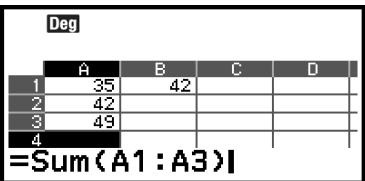 CASIO GRAPH LIGHT - Sum( - 1