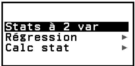 CASIO GRAPH LIGHT - Procedure générale pour executer un calcul statistique - 4