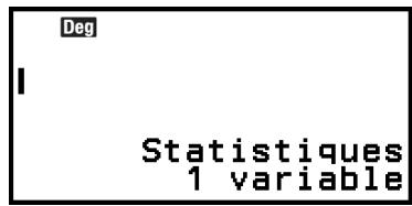 CASIO GRAPH LIGHT - Exemple de calcul à l'aide de l'écran de calcul statistique - 1