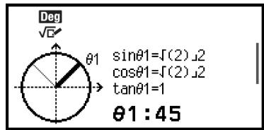 CASIO GRAPH LIGHT - Procedure d'opération générale de Cercle - 4
