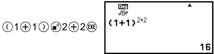 CASIO GRAPH LIGHT - Puisances, racines de puissance et inverses - 2