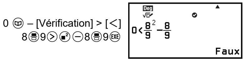 CASIO GRAPH LIGHT - Opération déchantillon Vérification - 2