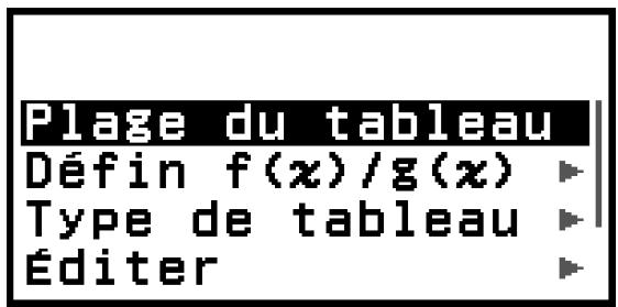 CASIO GRAPH LIGHT - Utilisation du menu OUTILS - 2