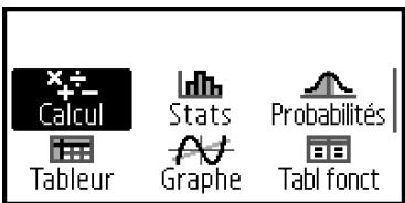 CASIO GRAPH LIGHT - Sélection d'une application de calculatrice - 1