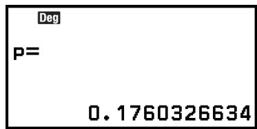 CASIO GRAPH LIGHT - Exemple de calcul - 2
