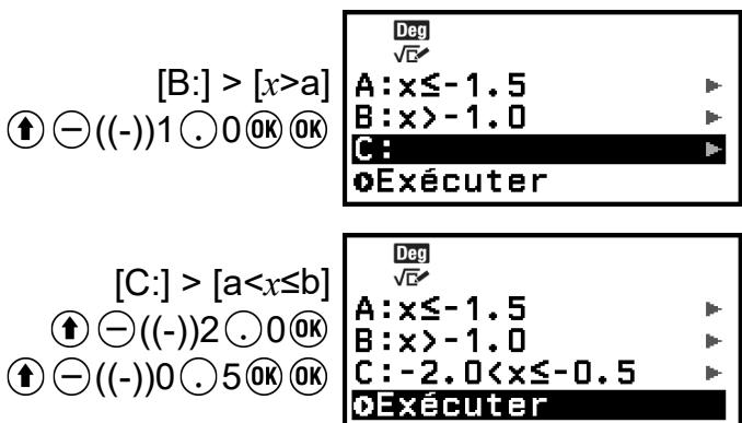 CASIO GRAPH LIGHT - Procedure d'opération générale de Droite grad. - 6
